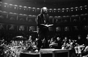 Allen Ginsberg, Poetry reading in London, 1965.